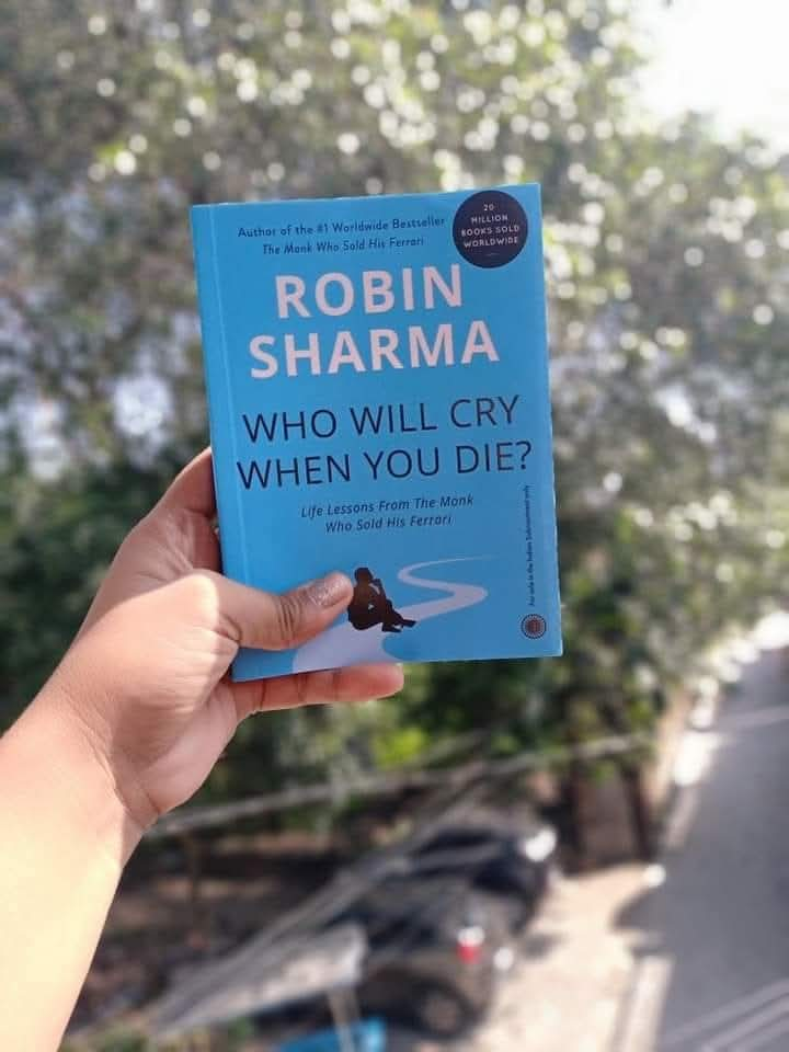 WHO WILL CRY WHEN YOU DIE BOOK 